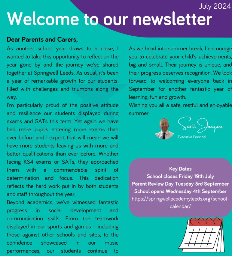 July newsletter