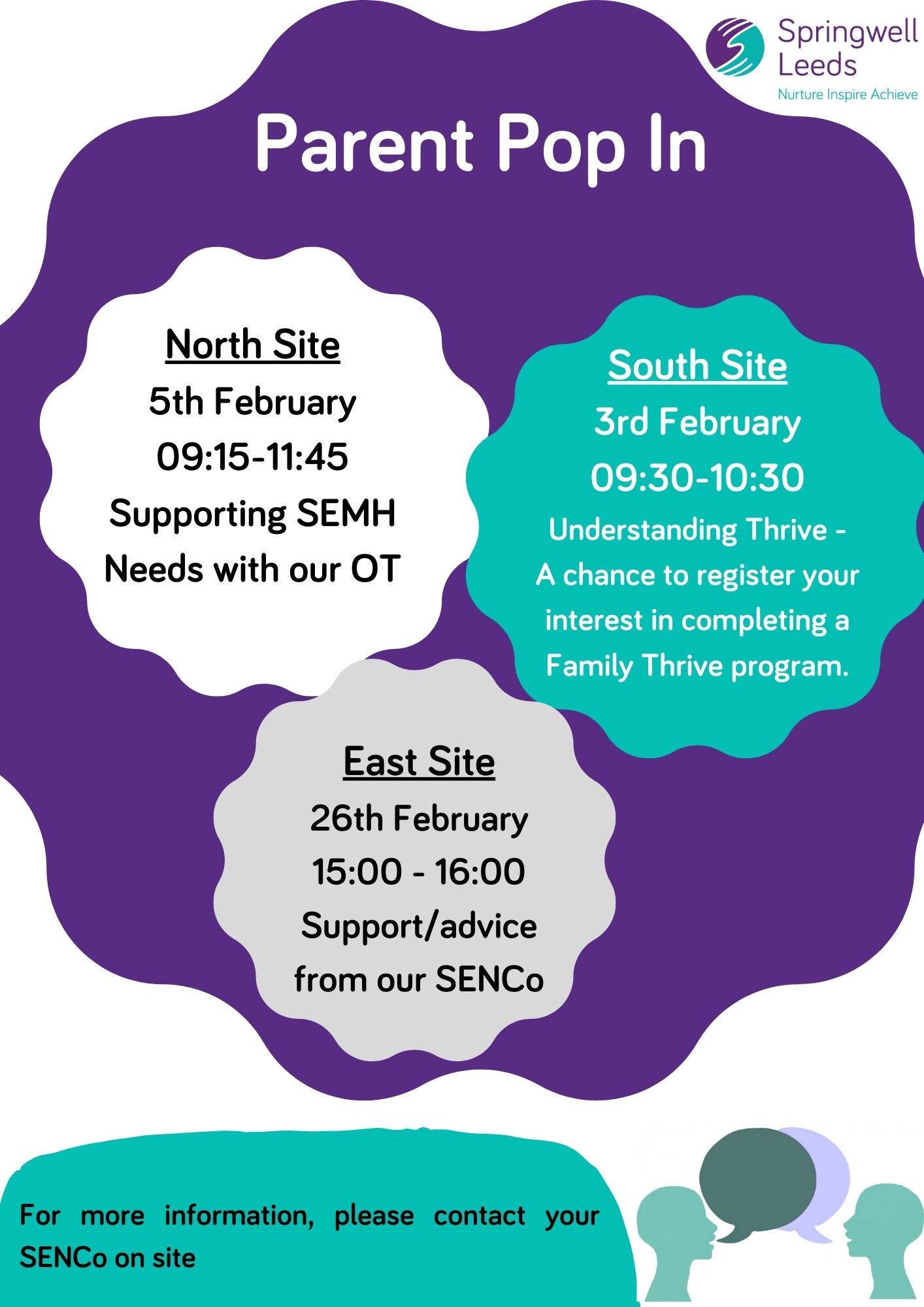 Parent Curriculum Pop In Sessions (4)