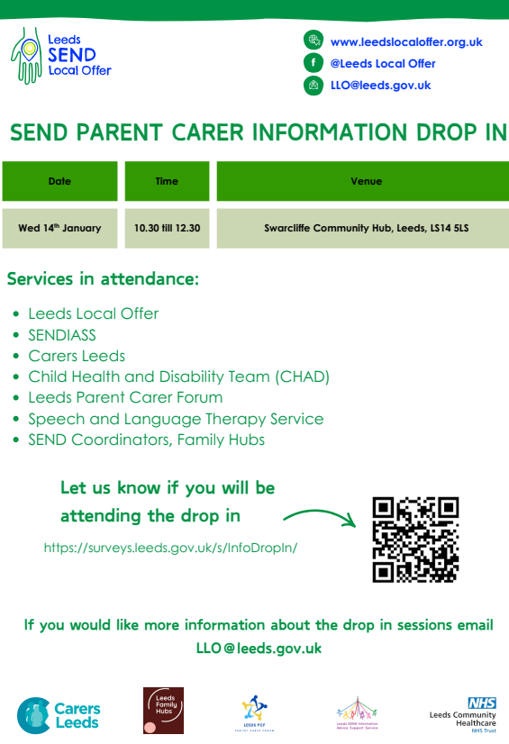 SEND Parent/Carer Information Drop In